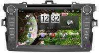 Штатное головное мультимедийное устройство DayStar DS-7043HD Android 2.3.4 inet для автомобиля для Toyota Corolla, Auris 2007- + ТВ-антенна Calearo ANT 71 37 121 (122) или штатная камера заднего вида (универсальная)